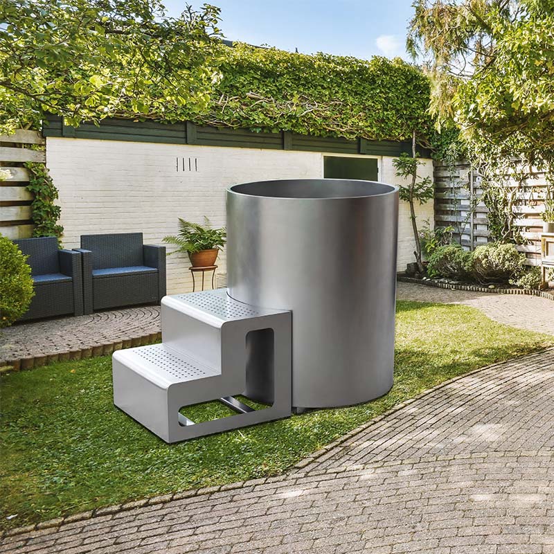 Rozsdamentes acél kád